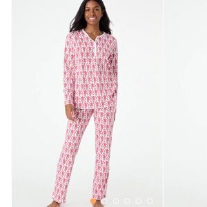 Roller rabbit pj’s pink size small
